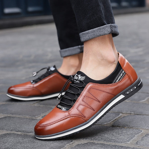 Spring Autumn Men Shoes Casual Lace-up 