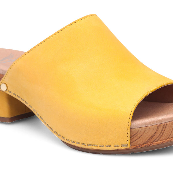 yellow dansko clogs