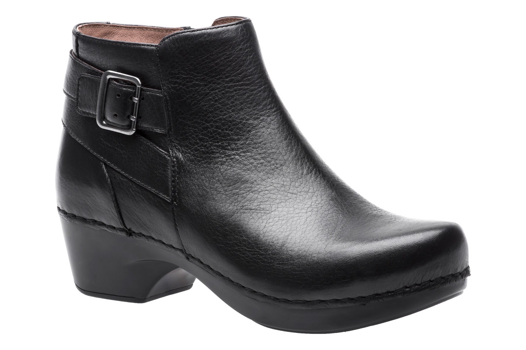 dansko black leather boots