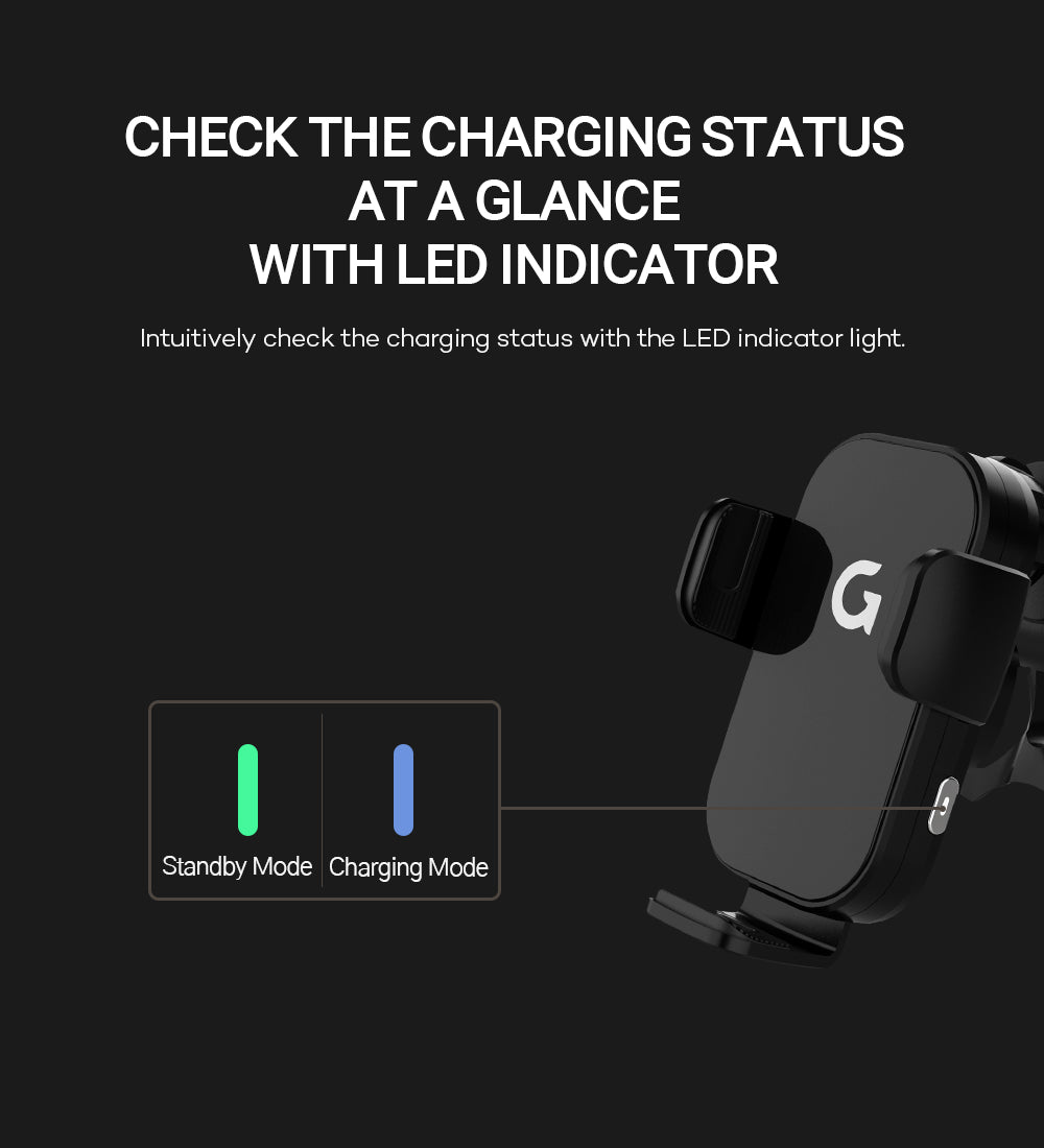 LED indicator light provides visual aid to the charging status of your device