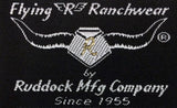 Flying R Ranchwear brand by Ruddock Shirts made in El Paso Texas