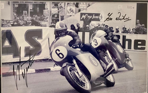 Tom Dickie and Giacomo Agostini