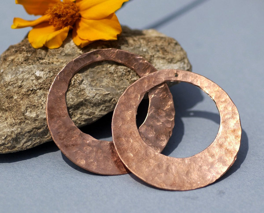 Hammered Copper Double Hoop Earrings, Copper Oval Hoop Statement Earrings,  Long Antiqued Copper Earrings, Lightweight, Steampunk - Etsy