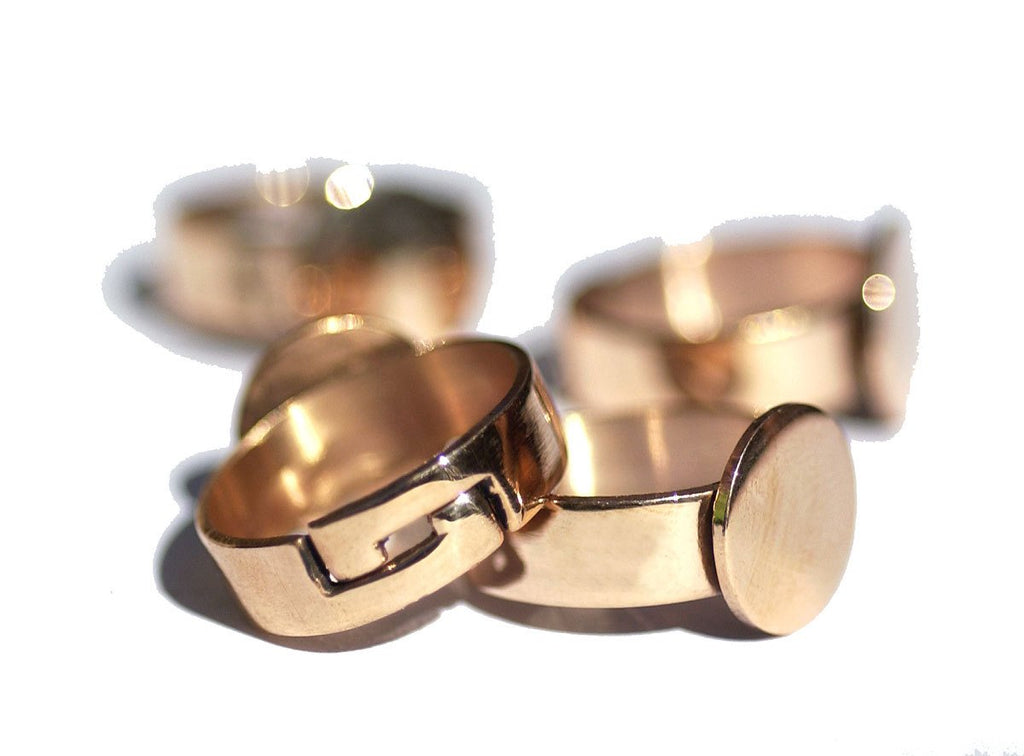  Tegg 100pcs 6x2mm Rubber Stopper Rings DIY Jewelry