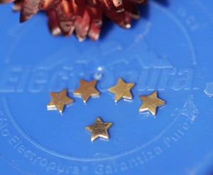 Buy Tiny metal Stars 5mm, Chubby star blanks online