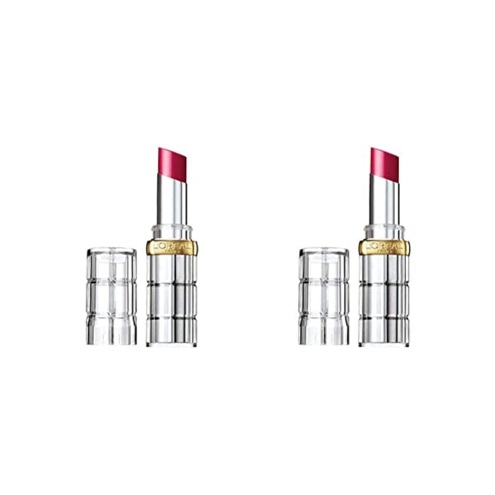 احمر الشفاه لوريال باريس ميك اب كولور ريتش شاين L'Oreal Paris Makeup Colour Riche Shine Lipstick, Glassy Garnet, 0.1 oz. (Pack of 2)
