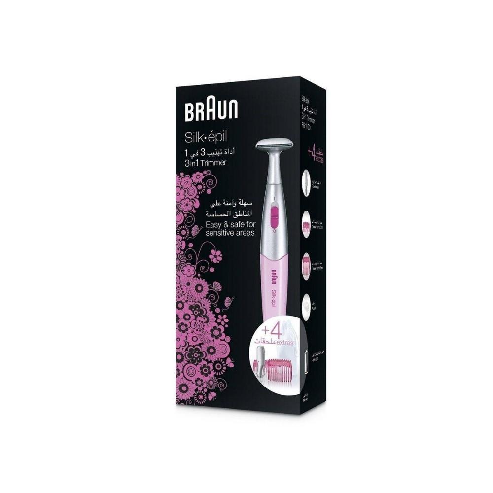 silk epil braun 3 in 1 trimmer