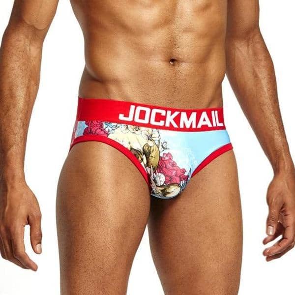 Jockmail Briefs With Floral Print For Men • Free Shipping Worldwide