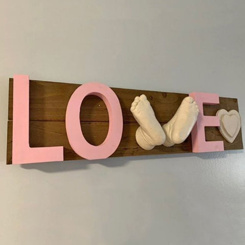 three-dimensional sign that says Love