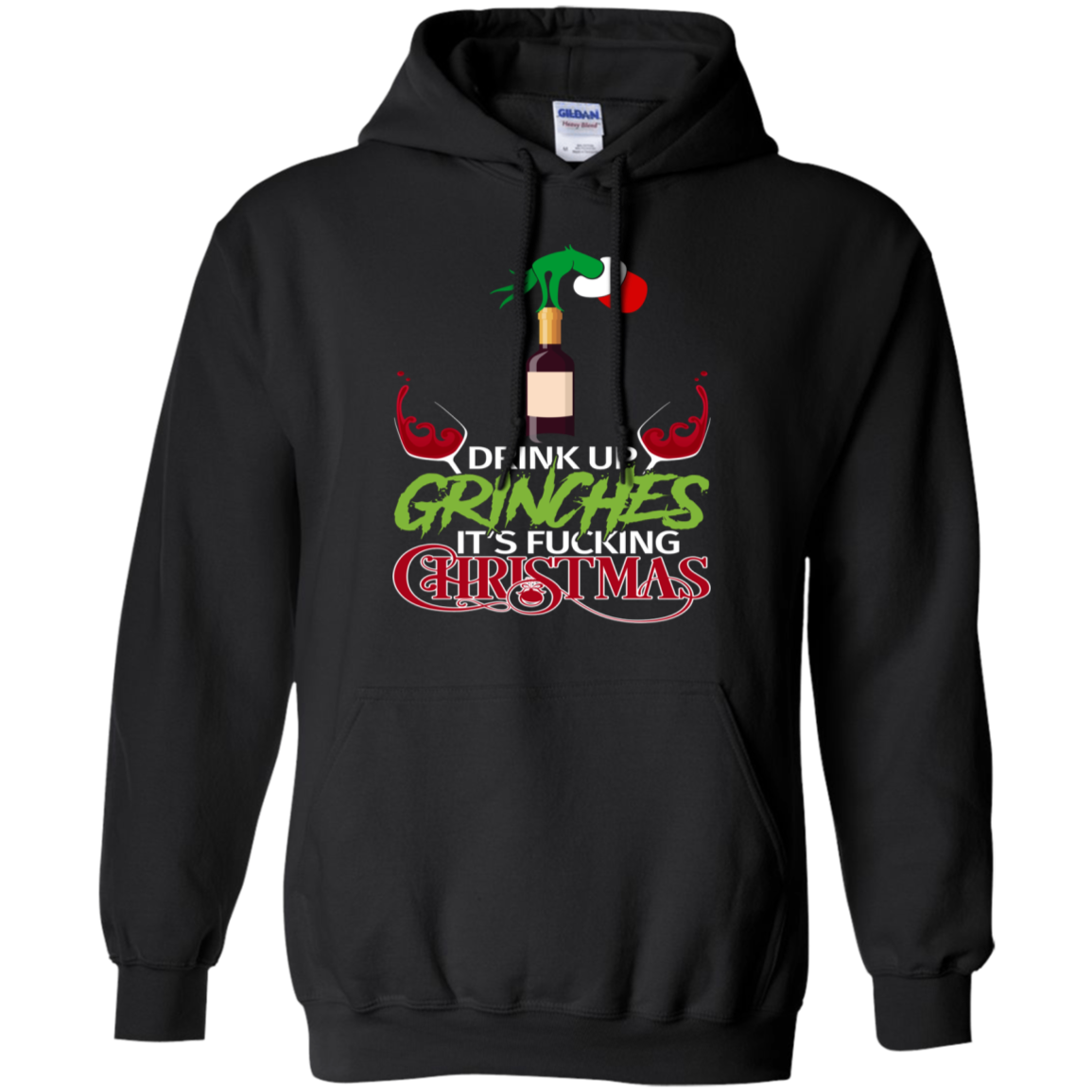 Drink Up Grinches Wine Lovers Gift Funny Christmas T Shirt