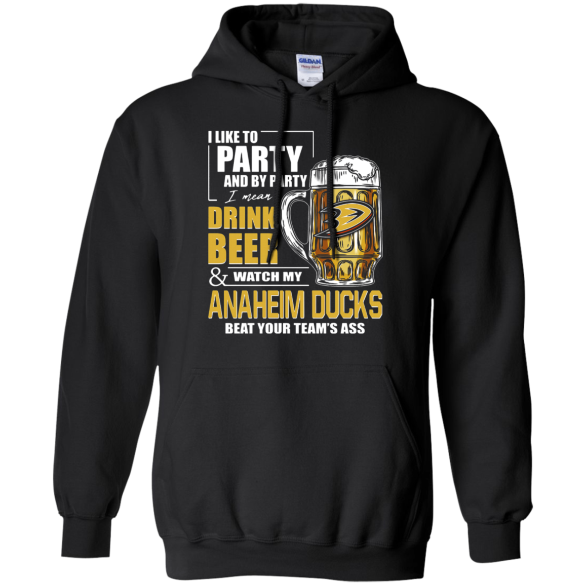 I Like To Drink Beer & Watch My Anaheim Ducks Ice Hockey Shirts