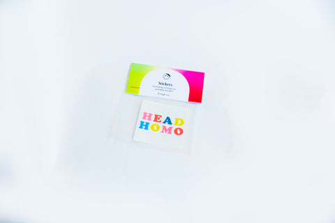Head Homo Pride Sticker