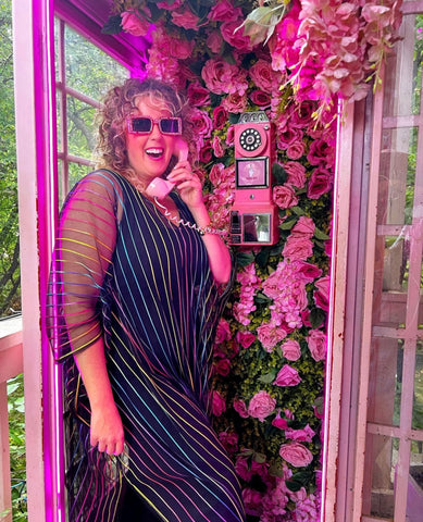 Flower Phone Booth - perfect for Galentine's Day insta moments 