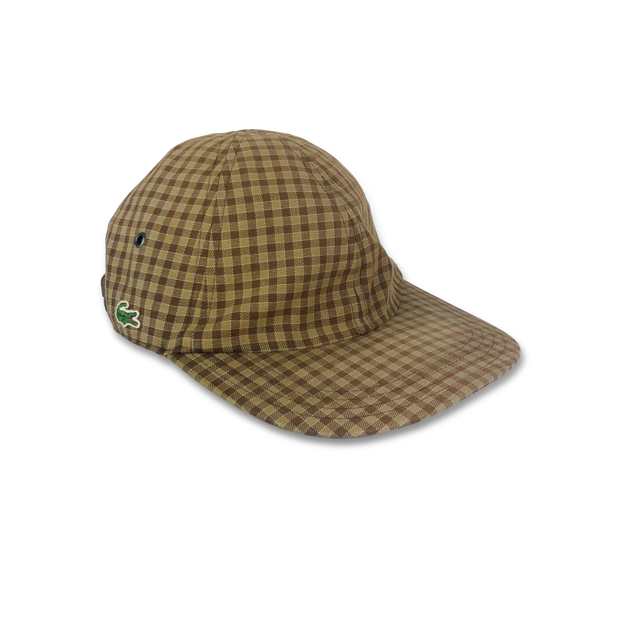 lacoste checkered cap