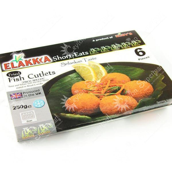 Elakkia Frozen Sri Lankan Style Fish Cutlets 6 Pieces 250g Elakkia