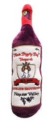 Dog & Puppy Plush Toy - Cavalier Sauvignon Wine Bottle