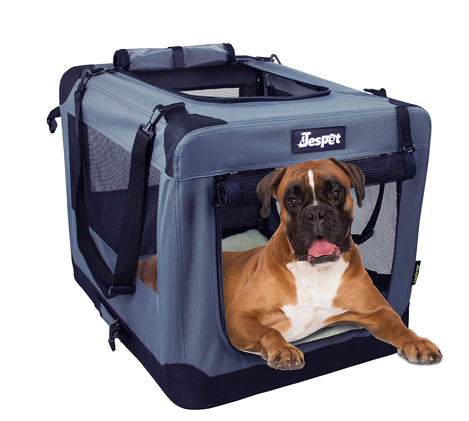 Dog & Puppy Soft Crate and Lightweight - Grey