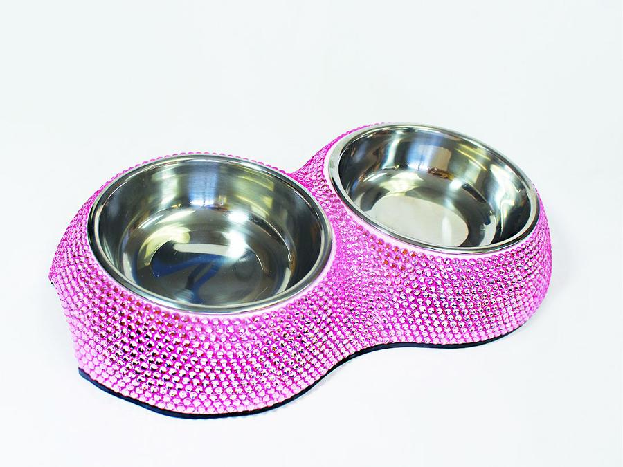 pink puppy bowls