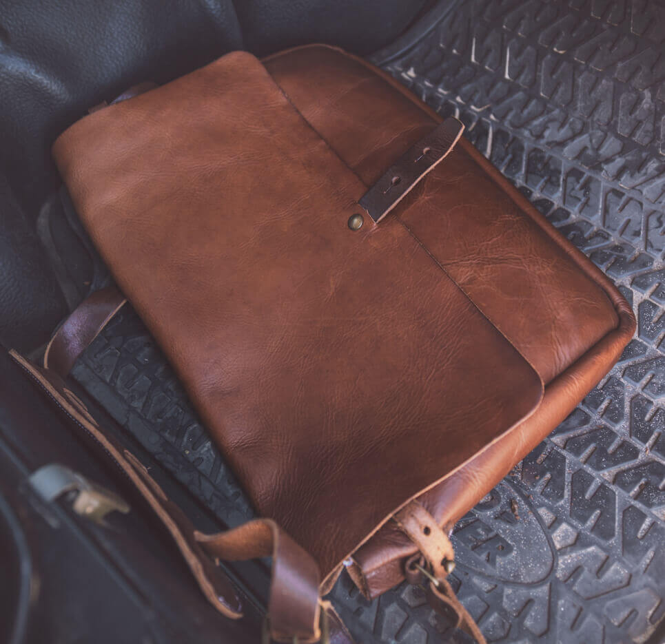 Vintage Leather Messenger Bag Laptop Bag Wp Standard 3049