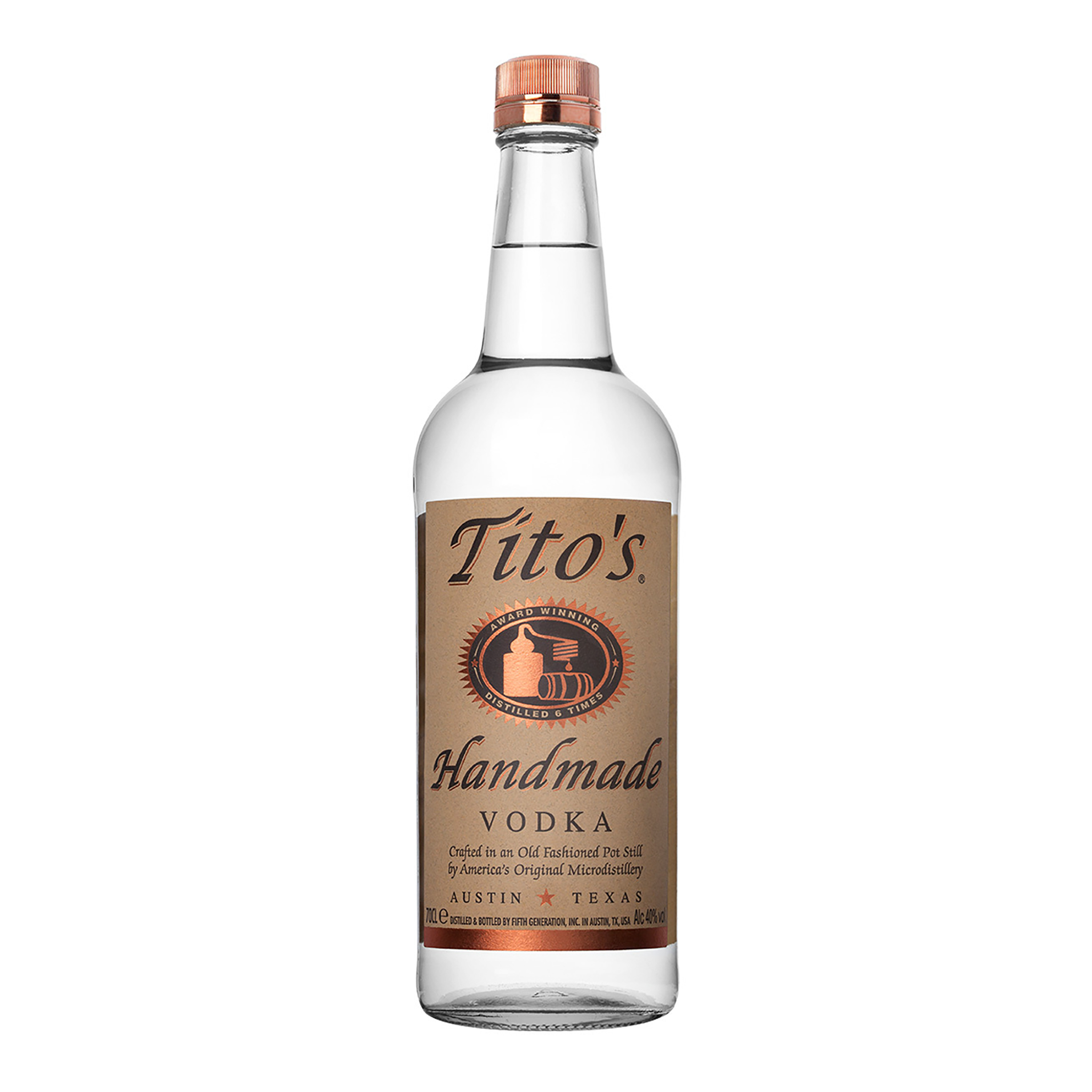casado Punto felicidad Tito's Handmade Vodka 700ml | Kent Street Cellars
