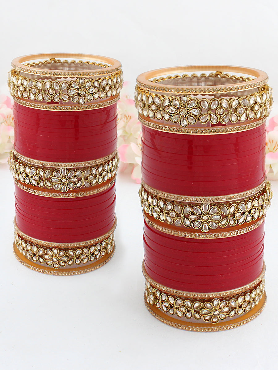 Traditional Punjabi Designs, Authentic Indian Bangles, and Elegant Kundan Bangles for Your Special Day