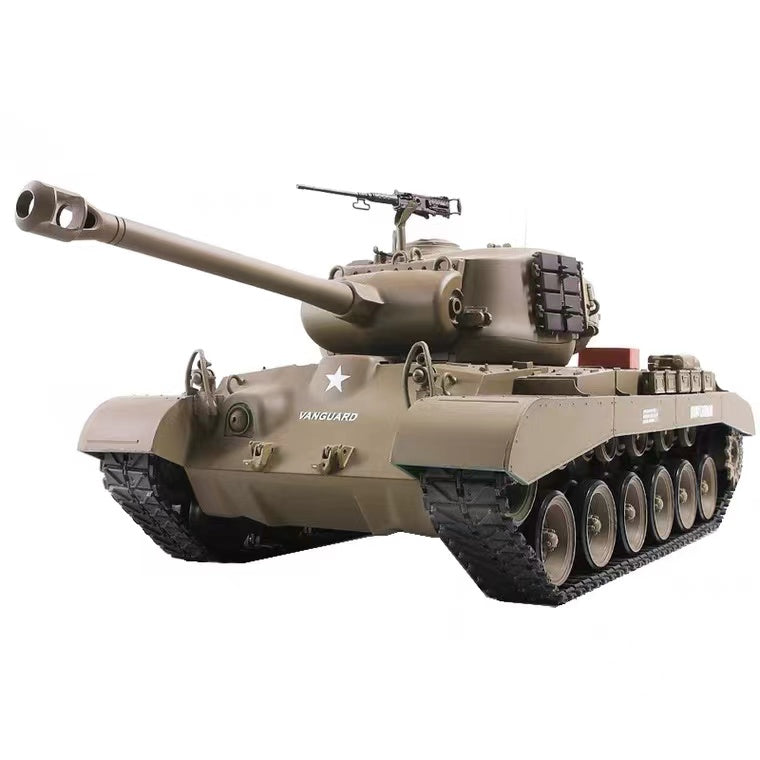 Heng Long M26 Pershing RC Tank 3838 US Army Snow Leopard Battle Tank Professional Metal Edition