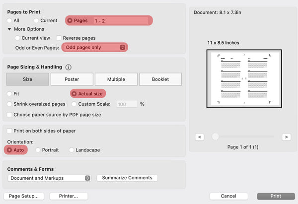 Printable Project Planner Inserts - 8Lotus