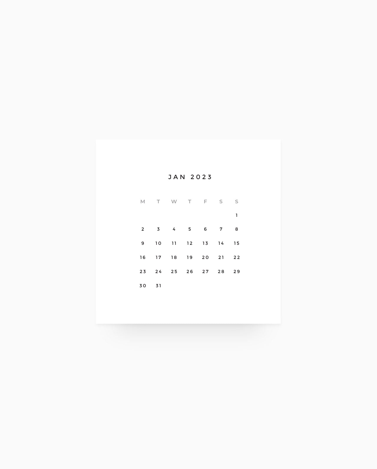 2023 Calendar Planner Cards 8lotus