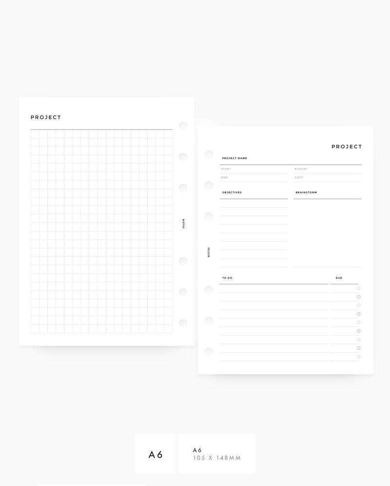 personal project planner