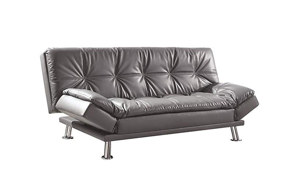 Dilleston Sofa Bed with Adjustable Armrests Grey