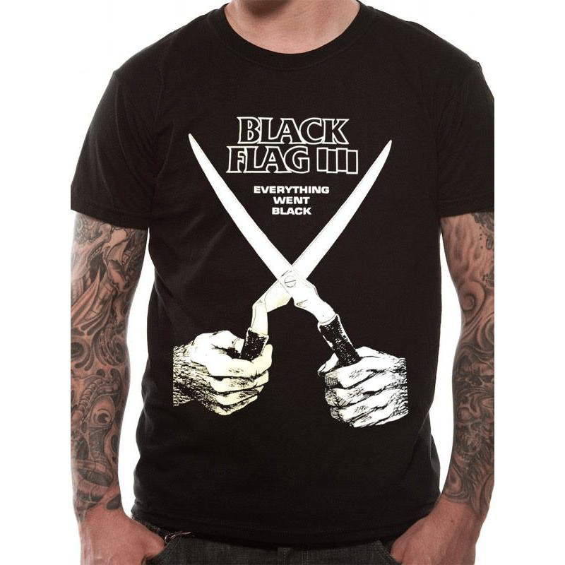 Black Flag - Everything Went Black Mens T-shirt – Punk Rock Shop