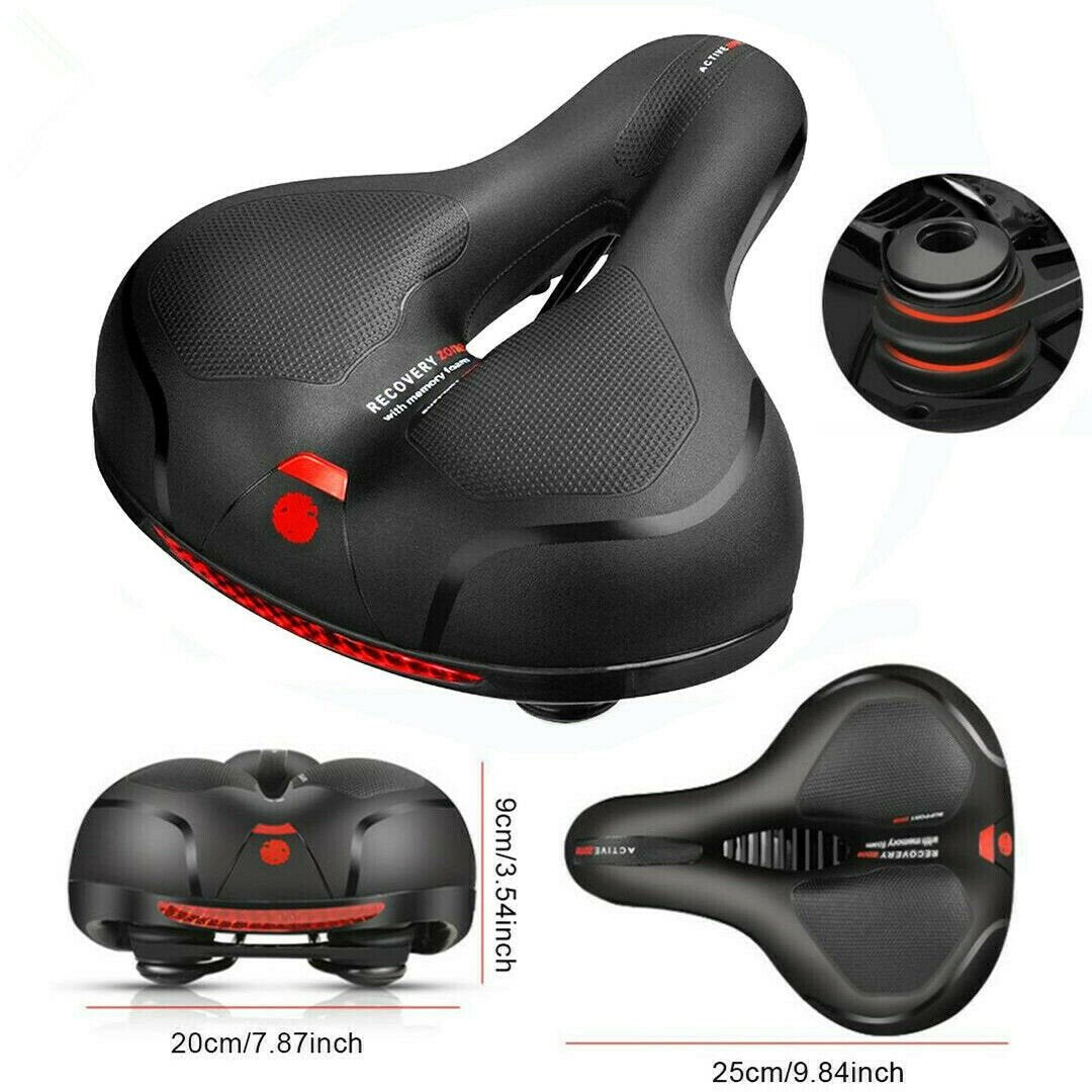 Comfortable Wide Soft Seatsaddle For Trek Hybrid Bike Cycling Kinetics
