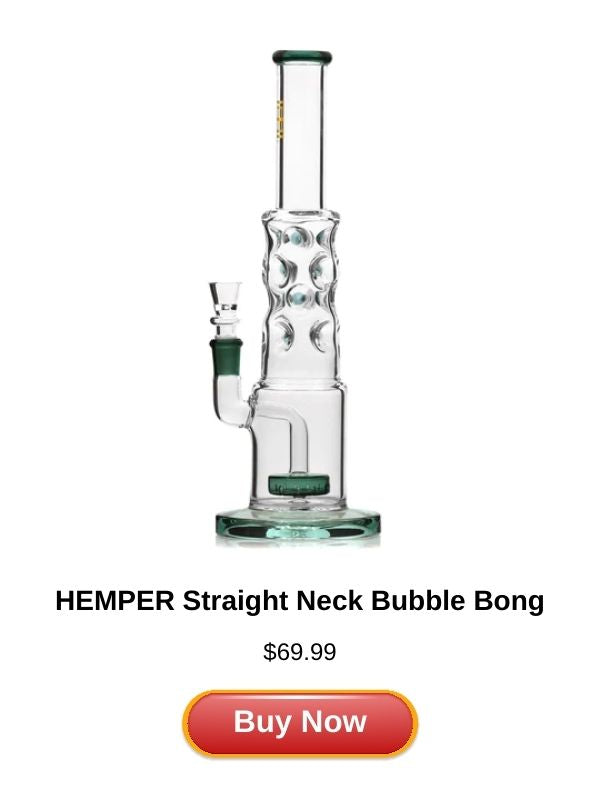 HEMPER Straight Neck Bubble Bong