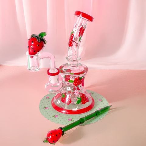 Handpainted Strawberry Rig