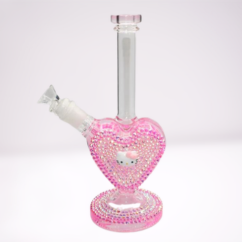 Hello Kitty straw topper bow - pink glitter in 2023