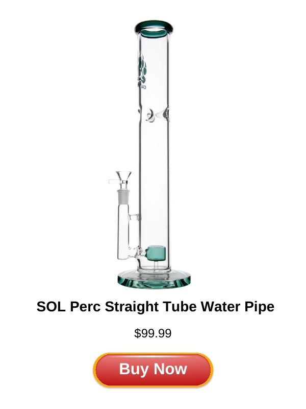 SOL Perc Straight Tube Water Pipe