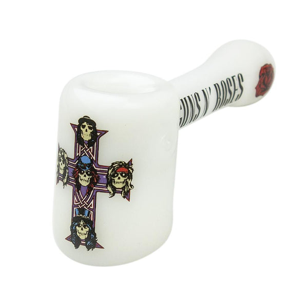 Skull Glass Hammer Pipe