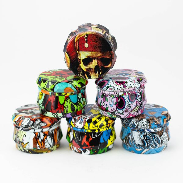 Skull Weed Grinder Cool Box of 6