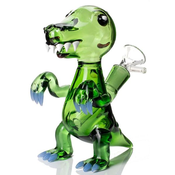 Small Glass Dinosaur Bong