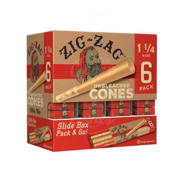 Zig-Zag 84MM 1 1/4 Pre-rolled Cones