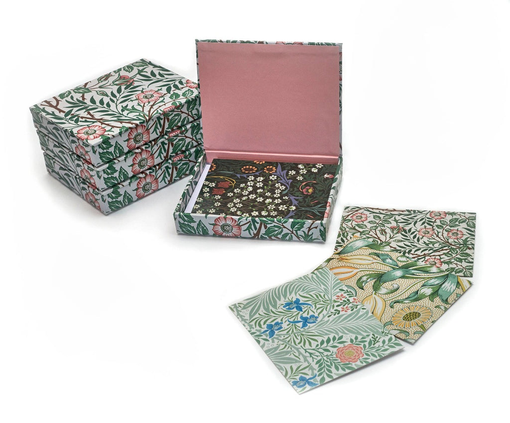 Arts & Crafts Block Prints Notecard Set by William Rice — Two Hands Paperie