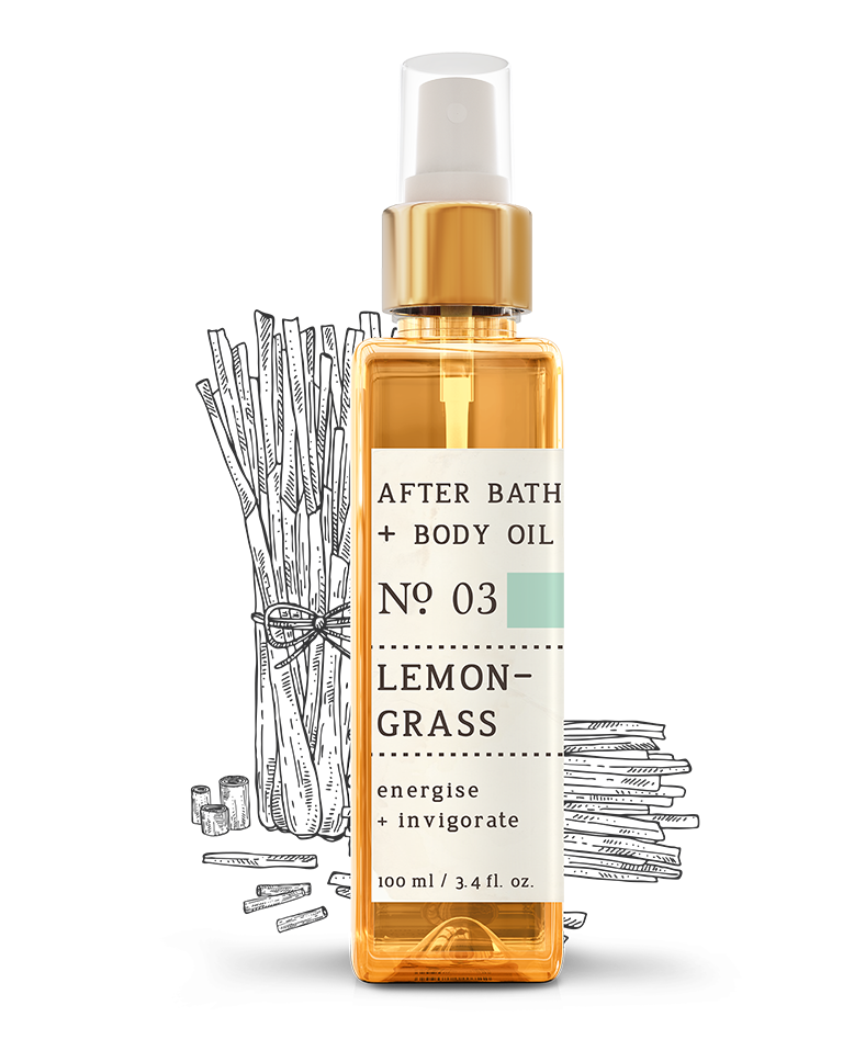 No. 3 Lemongrass After Bath + Body Oil