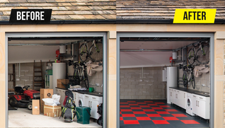 Before and After Garage Transformation