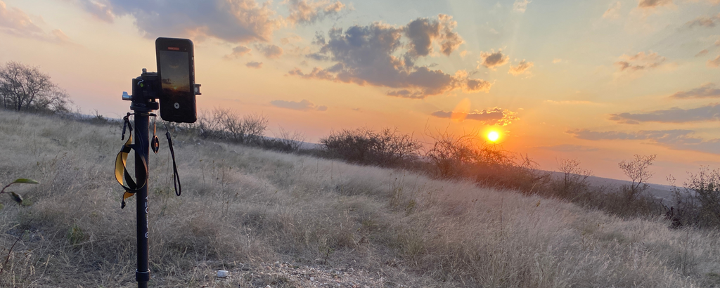 Timelapse of an African sunset with a VEO 2S CM-264TBP