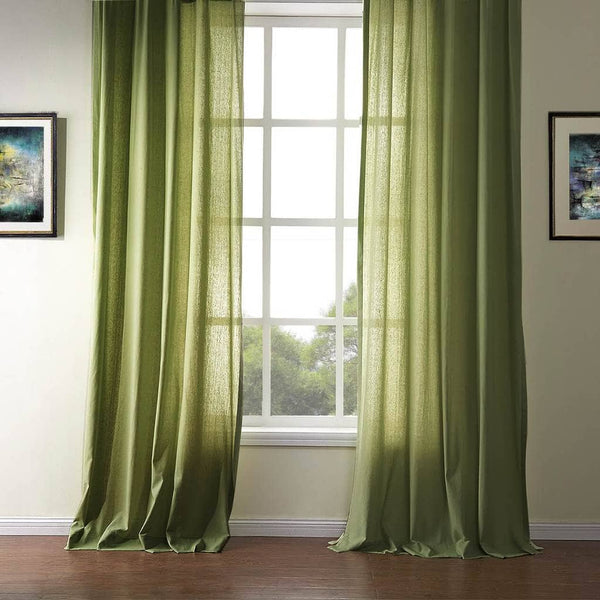 Green Linen Curtains And Drapes For Living Room Set Of 2 Panels Anady Top   Cute Green Living Room Grommet Drapes Custom Window Curtains For Sale Grande 