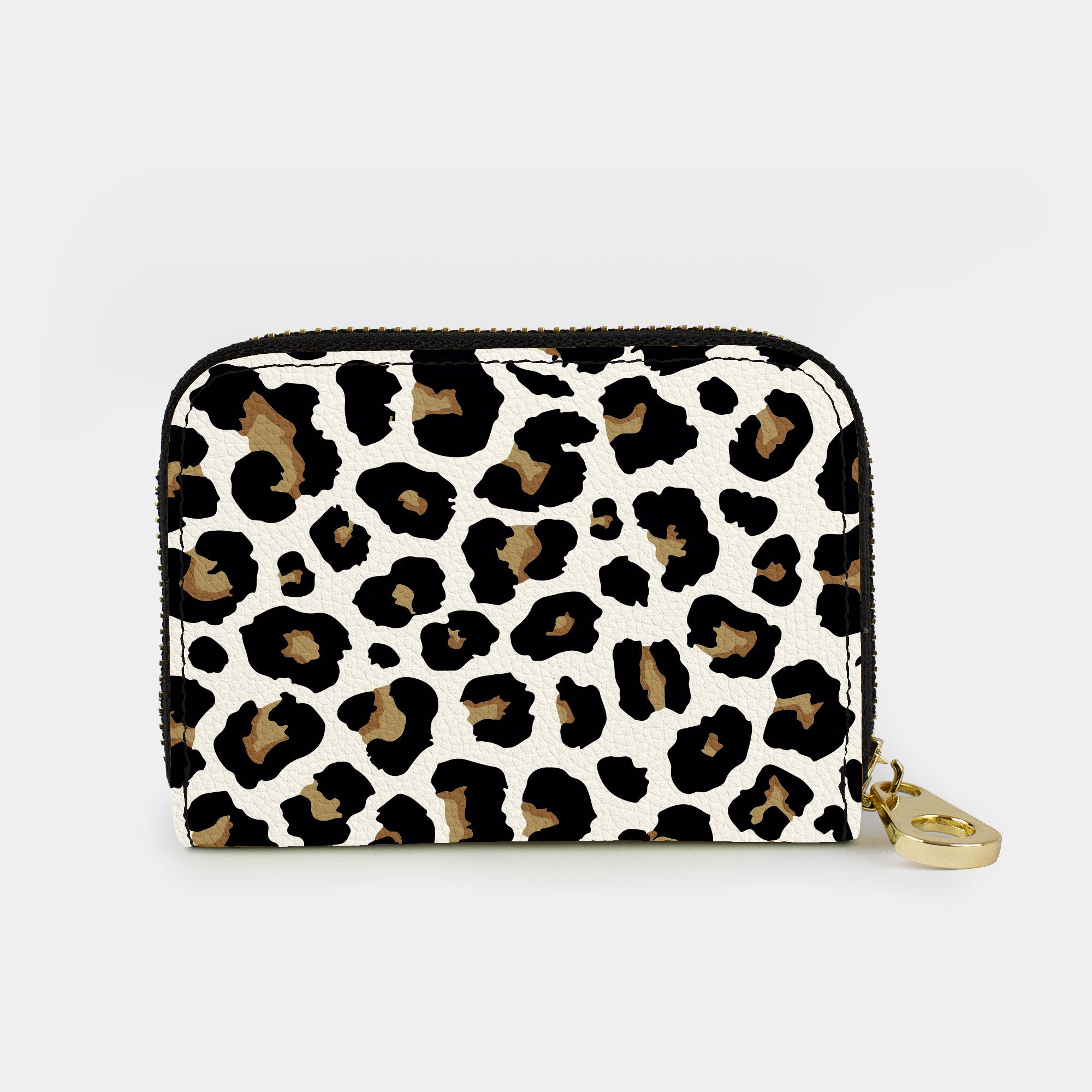 Cheetah Print RFID Zipper Wallet – Monarque