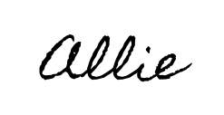 Allie Mirosevic signature
