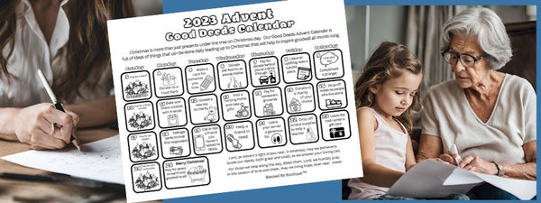 2023 free Advent Good Deeds Calendar