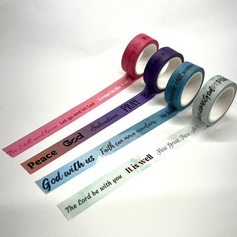 Scriptural Accents Washi Tape