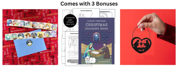 bonuses to go with 25 Days of Jesus card set